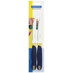 Набор ножей для стейка Tramontina Multicolor, 125 мм - 2 шт. - фото №4