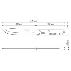 Нож поварской TRAMONTINA DYNAMIC, 152 мм - фото №3