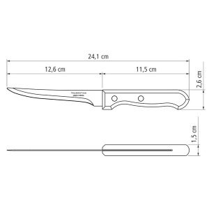 Нож обвалочный TRAMONTINA DYNAMIC, 127 мм - фото №3