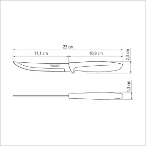 Нож универсальный TRAMONTINA PLENUS, 127 мм - фото №4