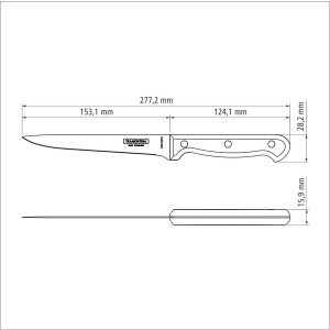Нож обвалочный TRAMONTINA ULTRACORTE, 152 мм - фото №3