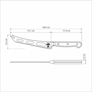 Нож для сыра TRAMONTINA CENTURY, 152 мм - фото №3