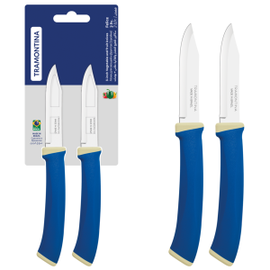 Набор ножей TRAMONTINA FELICE blue, 2 предмета - фото №3