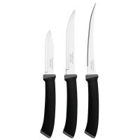 Набор ножей TRAMONTINA FELICE black, 3 предмета