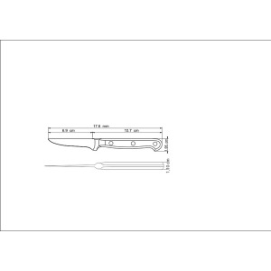 Нож для очистки кожуры TRAMONTINA CENTURY, 76 мм - фото №3