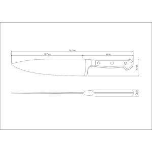 Нож поварской TRAMONTINA CENTURY, 203 мм - фото №4