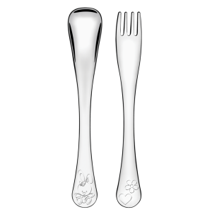 Дитячий набір столових приборів Tramontina Baby Le Petit pink, 2 предмети