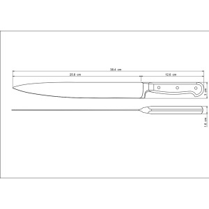 Нож для нарезки мяса TRAMONTINA CENTURY, 254 мм - фото №3
