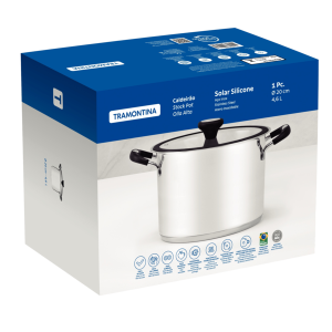 Каструля Tramontina Solar silicone (4.5 л) 20 см - фото №2