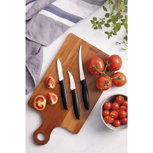 Набір ножів Tramontina Plenus black, 3 предмета - фото №4