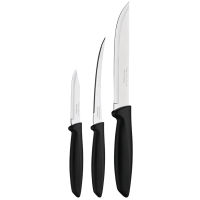 Набір ножів Tramontina Plenus black, 3 предмети