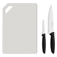 Набір ножів Tramontina Plenus black, 3 предмети