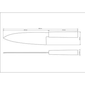 Нож для суши TRAMONTINA SUSHI, 203 мм - фото №2