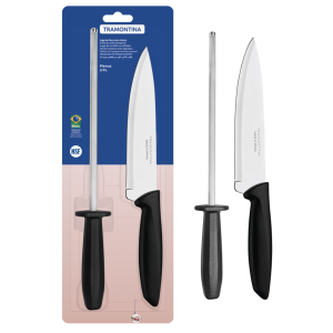 Набір ножів Tramontina Plenus black, 2 предмети - фото №2