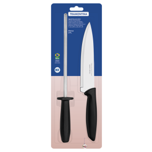 Набір ножів Tramontina Plenus black, 2 предмети - фото №3