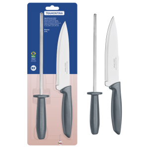 Набір ножів Tramontina Plenus grey, 2 предмети - фото №2