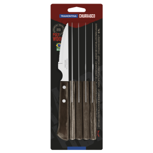 Набір ножів для стейка Tramontina Barbecue Polywood, 101.6 мм - фото №2