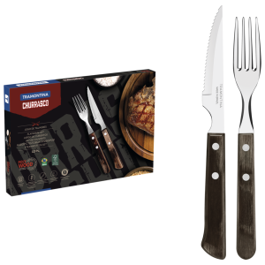 Набір приборів для гриля Tramontina Barbecue Polywood, 12 предметів