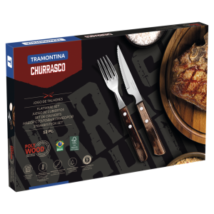 Набір приборів для гриля Tramontina Barbecue Polywood, 12 предметів - фото №2