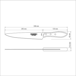 Нож для мяса Tramontina Barbecue Polywood, 203 мм - фото №4