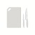 Набір ножів Tramontina Plenus light grey, 3 предмети - фото №2