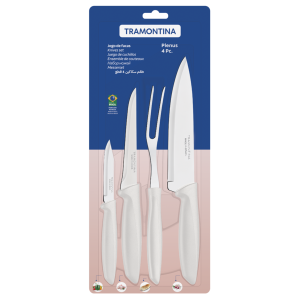 Набір ножів Tramontina Plenus light grey, 4 предмети - фото №2