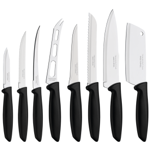 Набір ножів Tramontina Plenus black, 8 предметів