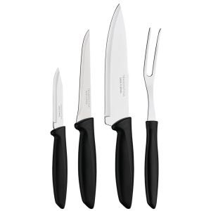 Набір ножів Tramontina Plenus black, 4 предмети