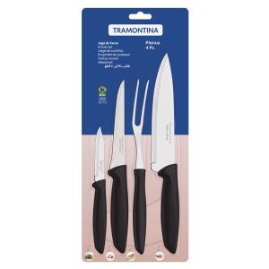 Набір ножів Tramontina Plenus black, 4 предмети - фото №2