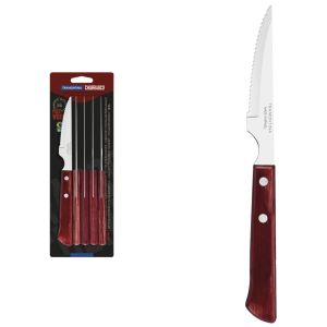 Набір ножів для стейку Tramontina Barbecue Polywood, 101.6 мм Набір ножів для стейку Tramontina Barbecue Polywood, 101.6 мм