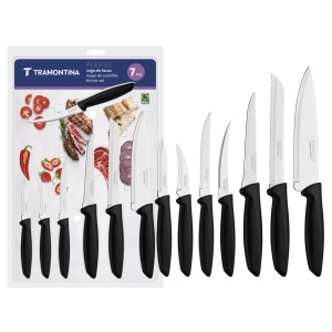 Набір ножів Tramontina Plenus black, 7 предметів - фото №2