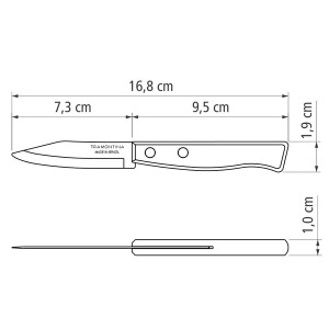 Набор ножей TRAMONTINA TRADICIONAL, 60 шт - фото №2