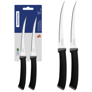 Набір ножів Tramontina Felice black, 2 предмети - фото №4