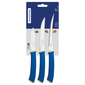 Набір ножів Tramontina Felice blue, 3 предмети - фото №2